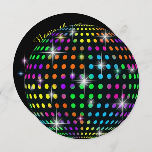 Invitation Nouveau parti DISCO - SRF (Devant / Derrière)