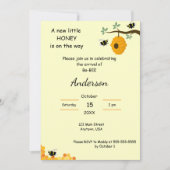 Invitation Nouveau petit miel sur le chemin (Devant)