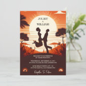 Invitation Nouveau Quirky Funky Unique Humour Mème Drôle Mari (Debout devant)