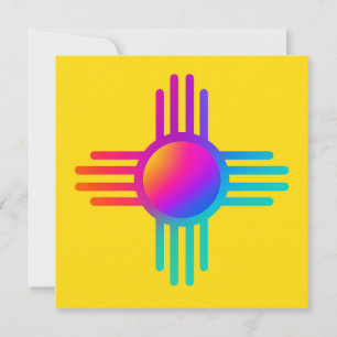 Invitation Nouveau Soleil Zia du Mexique