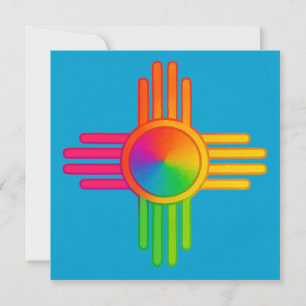 Invitation Nouveau Soleil Zia Neon du Mexique