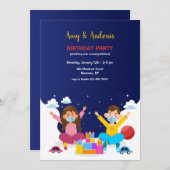 Invitation Nouveaux enfants normaux à l'œuvre (Devant / Derrière)