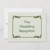 Invitation Nouveaux Lys (Invitation De Réception De Mariage) (Dos)