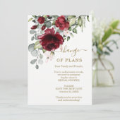 Invitation Nouveaux plans Fête des mariées des fleurs de Bour (Debout devant)