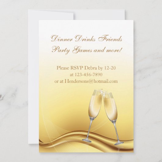 Invitation Nouvel An (Dos)