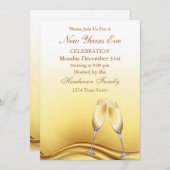 Invitation Nouvel An (Devant / Derrière)