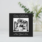 Invitation Nouvel An (Debout devant)