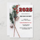 Invitation Nouvel An 2025 Jour de Noël (Devant)