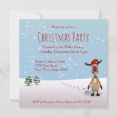 Invitation Nouvel An Arbre de Noël 2023 (Dos)