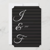 Invitation Nouvel An Black Funny Custom Custom (Dos)