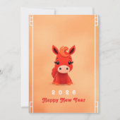 Invitation Nouvel an chinois 2026 (Devant)