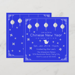 Invitation Nouvel An Chinois Rat en Origami