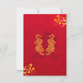 Invitation Nouvel An chinois Red Gold 2022 (Dos)