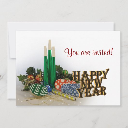 Invitation Nouvel An Eve (Devant)