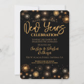 Invitation Nouvel An Eve Firework (Devant)