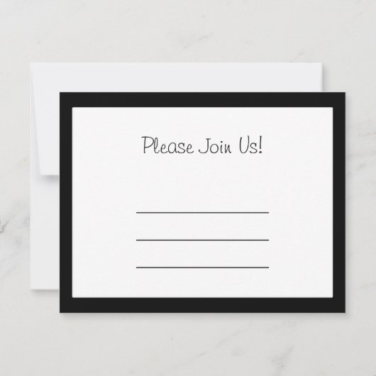 Invitation Nouvel An flamboyant (Dos)