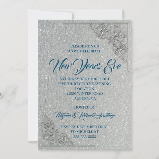 Invitation Nouvel An Glity (Devant)