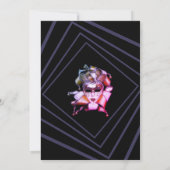 Invitation Nouvel An Harlequin (Dos)