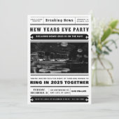 Invitation Nouvel An Invitation, Nouvel An Branché Réveillon (Debout devant)