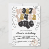 Invitation Nouvel An Réveillon Compte Premier Anniversaire In (Devant)