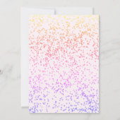 Invitation Nouvel An Soirée thème rose (Dos)