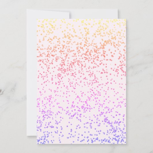 Invitation Nouvel An Soirée thème rose (Dos)