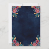 Invitation Nouvel anniversaire de la petite marine Citrouille (Dos)