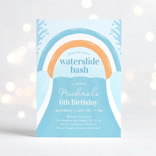 Invitation Nouvel anniversaire d'été du bassin hydrographique