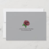 Invitation Nouvel anniversaire du mignon afro-américain Princ (Dos)