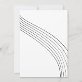 Invitation Nouvel anniversaire noir et blanc (Dos)