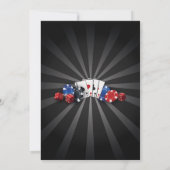 Invitation Nouvel an's Eve Party Las Vegas Casino Dice Invita (Dos)