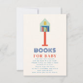 Invitation Nouvel enfant sur la demande de Baby shower bloc (Devant)