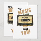 Invitation Nouvel Ordre - Cassette Audio (Devant / Derrière)