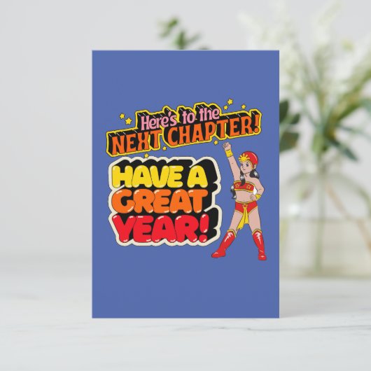 Invitation nouvelle année heureuse (Debout devant)