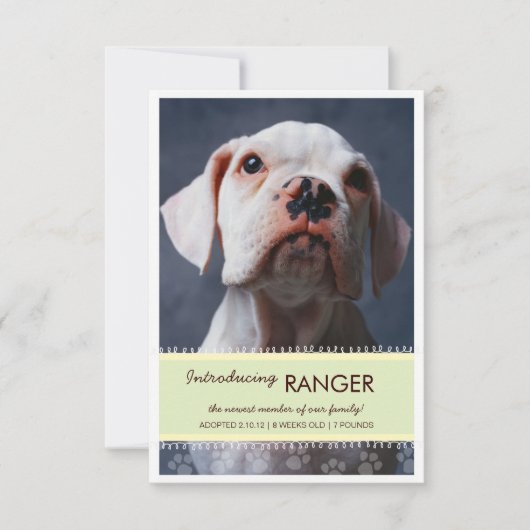 Invitation Nouvelle bannière verte pour hommes et femmes (Devant)