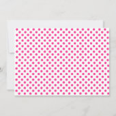 Invitation Nouvelle Bébée Fille Creamy rose "Sip and See" (Dos)