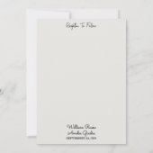 Invitation Nouvelle bibliothèque Old English Book Club Couver (Dos)