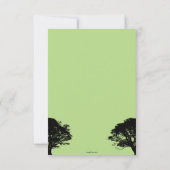 Invitation Nouvelle branche sur l'Invitation Baby shower de l (Dos)