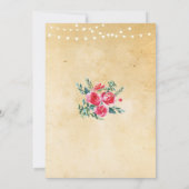 Invitation Nouvelle Chambre douce à la maison chauffant (Dos)