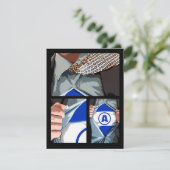 Invitation nouvelle graphique d'anniversaire (Debout devant)