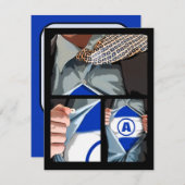 Invitation nouvelle graphique d'anniversaire (Devant / Derrière)