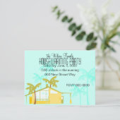 Invitation Nouvelle maison dans les Palms (Debout devant)