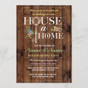 Invitation Nouvelle Maison Douce Maison Chaleureuse Invitatio