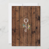 Invitation Nouvelle Maison Doux Maison Maison Chauffage Bois  (Dos)