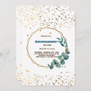 Invitation Nouvelle maison moderne automne automne fête de l'