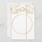 Invitation Nouvelle maison moderne automne fête de pendaison  (Dos)