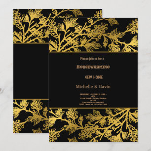 Invitation Nouvelle maison moderne automne fête de pendaison 