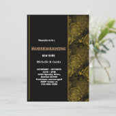 Invitation Nouvelle maison moderne automne pendaison de créma (Debout devant)