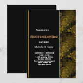 Invitation Nouvelle maison moderne automne pendaison de créma (Devant / Derrière)