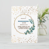 Invitation Nouvelle maison moderne automne pendaison de créma (Debout devant)